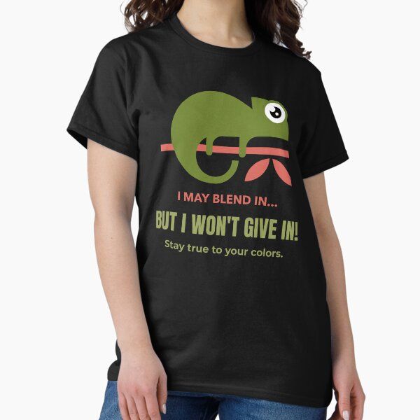 Adapt to Change? | Growth Chameleon – Green Edition T-Shirt & Sticker