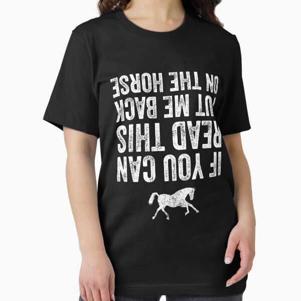 If you can read this put me back on the horse - Horse riding